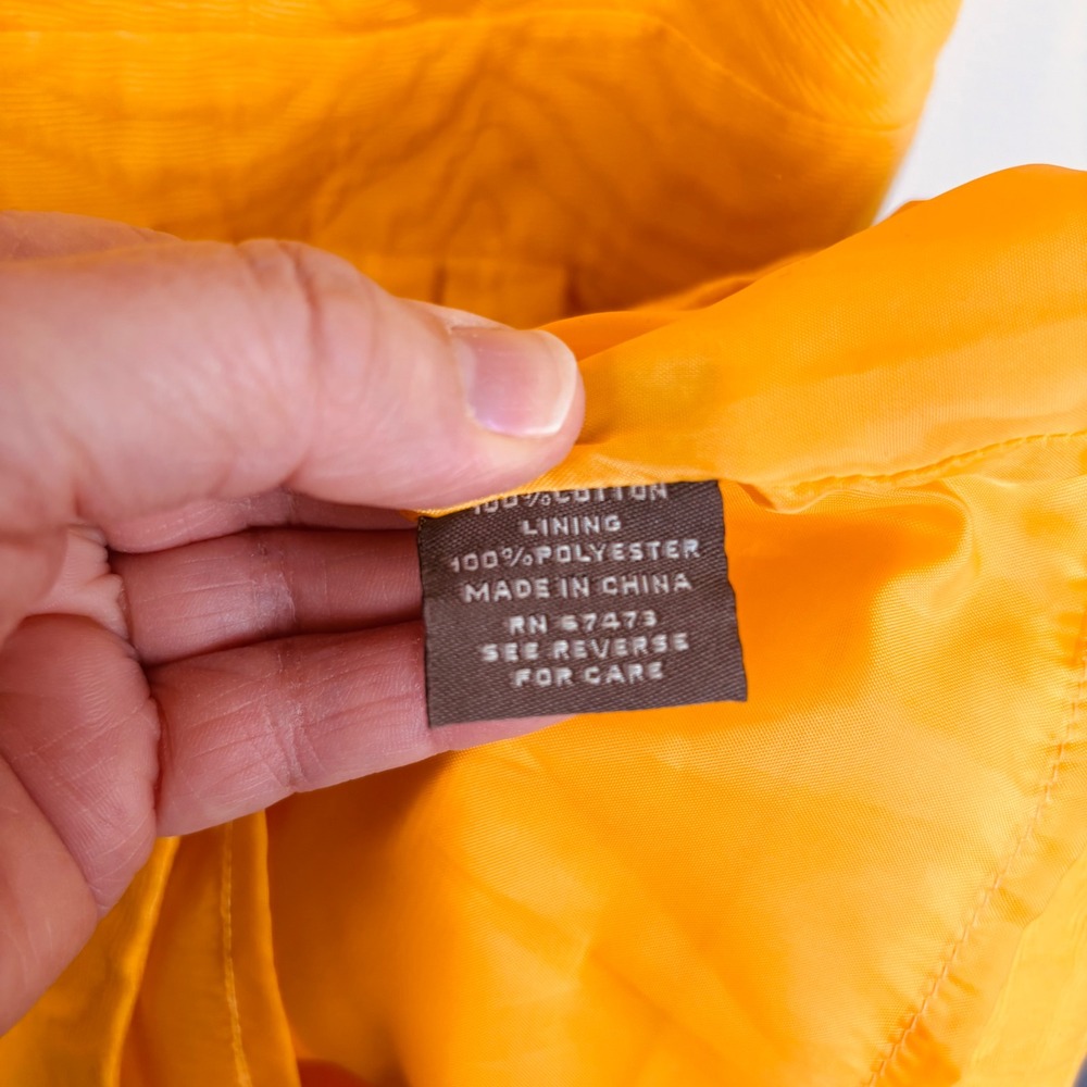Taylor Sleeveless Ruffle Neck Party Dress Sunflower Yellow Fitted Career Size 4 - Picture 4 of 11